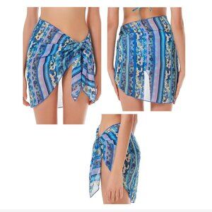 NEW Lucky Brand Chiffon Multi-Way Sarong Casual, Beach Cover Up - Skirt Only